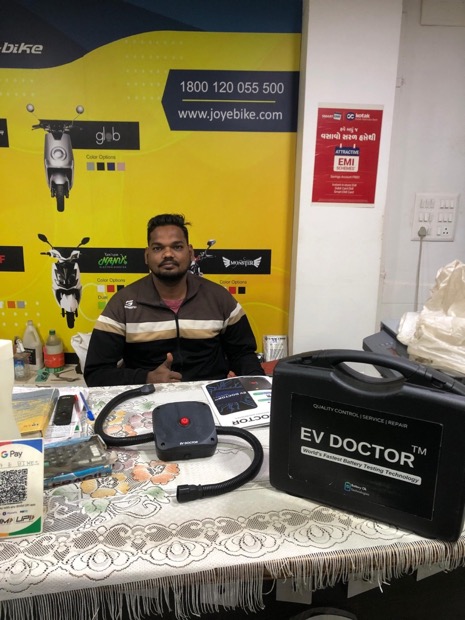 EV DOCTOR battery diagnostics at a customer deployment